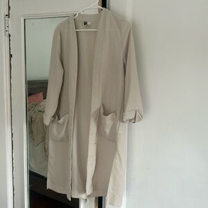 H&M longline light blazer
